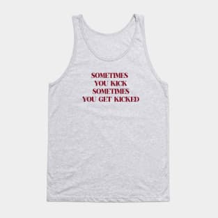 Kick, burgundy Tank Top